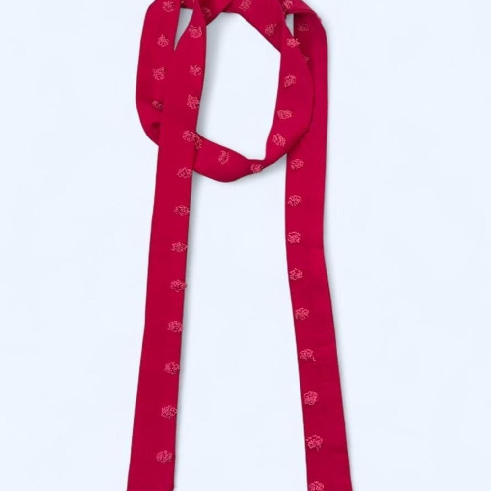 Hot pink fabric‎ waist belt One Size